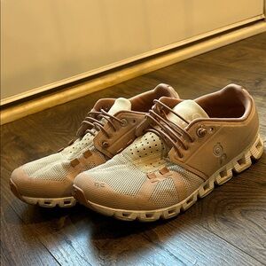 On Cloud running shoes